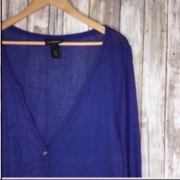 Lane Bryant Navy Cardigan - Picture 2 of 5